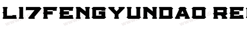 L17fengyundao Regula字体转换 L17fengyundao Regula字体转换